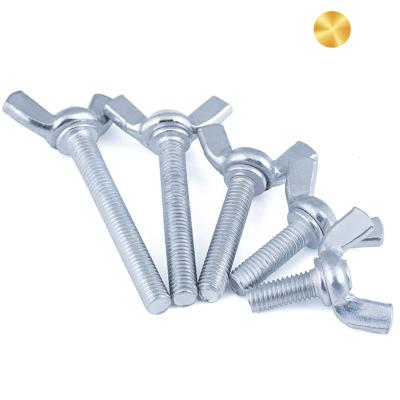 China Equipment Wholesale Price Electric Galvanized Butterfly Wing Screw And Nut for sale