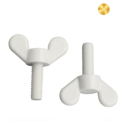 China High Quality Electrical Equipment M5 M6 M8 Head Butterfly Wing Plastic Nylon Screw Bolts for sale