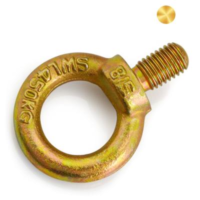 China Electrical Equipment Thread Shank Eye And Eyelet Screws Made By Stainless Carbon Steel Brass Material for sale