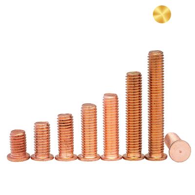 China Chinese Factory Wholesale High Quality Round Spot Screw M2-M10 Carbon Steel Welding Brass Stud for sale