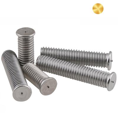 China Manufacturer Stainless Steel Threaded Round Weld Studs GB902 Weld Bolt Welding Screw With Point Source Factory Tornillos Fasteners for sale