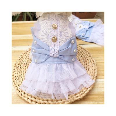 China Stocked Purrini OEM ODM Pet Clothes Dress Designer Cat Fashion Dogs Cute Warm Clothing Design Skirt Pets Dog Dress Luxury Pet Clothes for sale