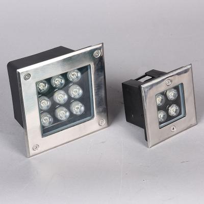 China Garden factory supply 3 years warranty IP67 Epistar dmx512 led underground lights for sale