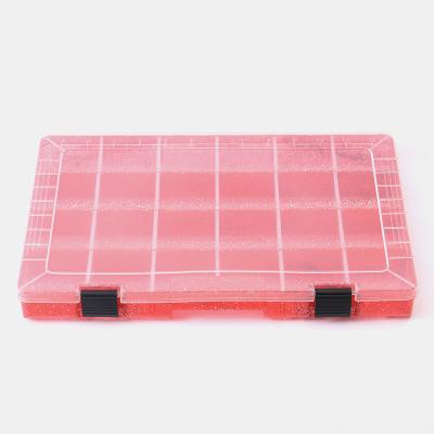 China Plastic Fly Fishing Storage Box Bait Hooks Storage Boxes Waterproof Slim Thin Side Carp Double Fly Fishing Accessories New Arrivals for sale