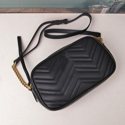 China Newest Fashion PU Leather Simple Design Zipper Sling Purse Women Handbag Latest Ladies Waterproof Handbags for sale