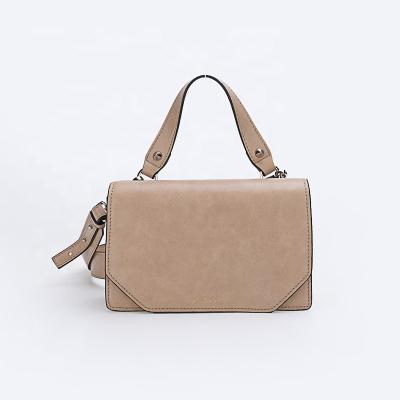 China High Quality PU Solid Color Soft Women Shoulder Bags Wave Girls Square Custom Cross - Body Handbags for sale