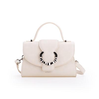 China New Design High Quality PU Elegant Ladies Bag For Women Wave Designer Square Top Handle Handbags Women Handbag for sale