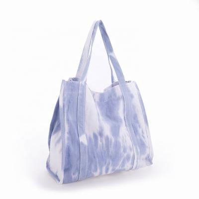 China Fashion High Capacity Canvas Casual Handbags Cotton Soft Canvas Tote Handbag For Women for sale