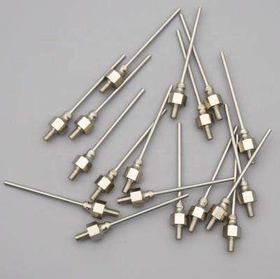 China Stainless steel thread g1/8 g1/4 needle trachea gas nozzle needle M4M5M6M8M10 metal adhesive connector for sale