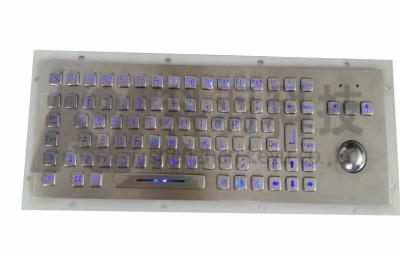 China 392x135m m iluminaron el teclado metálico con llave del Trackball 89 en venta