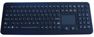 China Ruggedized backlit USB keyboard water resistant touchpad with FN keys for sale