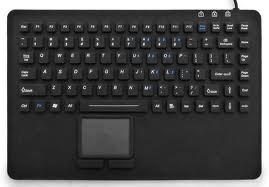 China IP68 87 keys waterproof silicone keyboard with integrated touchpad SKB-87-TP  for sale