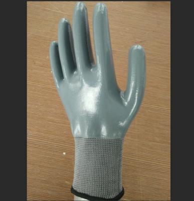 China Water Proof Gloves Smooth Nitrile Gloves ZHX8101  DOTTED GLOVES 7