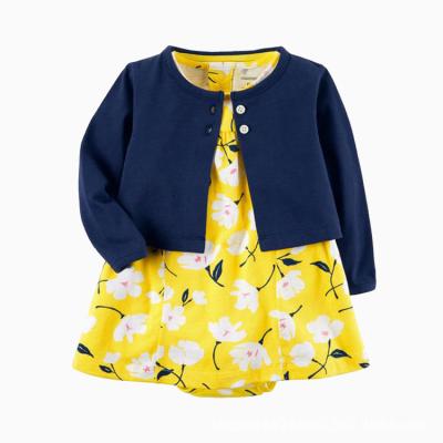 China Breathable 100%cotton Clothes For Kids Breathable Infant Dresses Girl Baby for sale