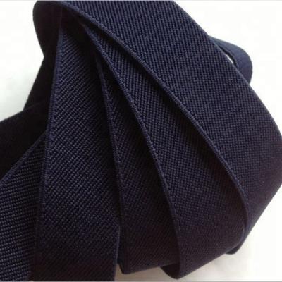 China Durable Single Face&Double Face Woven Polyester Twill Elastic Rubber Band for sale