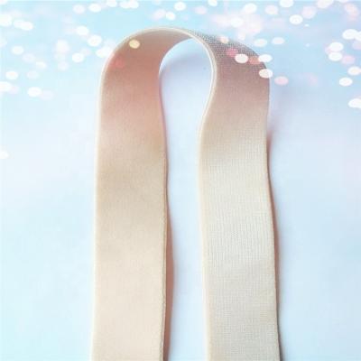 China Custom Nylon Underwear Colored Spandex Strap Elastic For Bras for sale