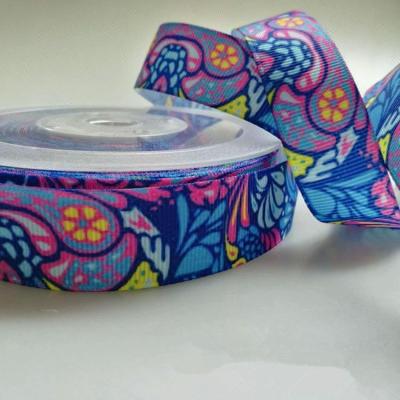 China China Made Recyled Cheap Price Heat Transfer Grosgrain Printed Ribbon for sale