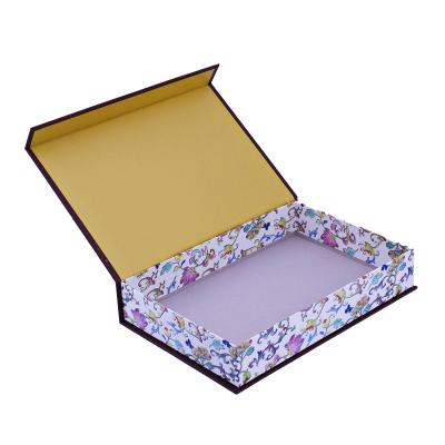 China Recyclable Fashion Basket Gift Surprise Nail Packaging Custom Logo Bundle Hair Extensions Magnetic Boxes for sale