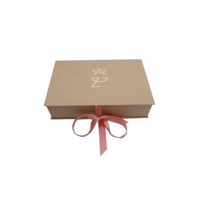 China Recycled materials wholesale elegant custom packaging with fold silver foil pink cosmetic box magnetic paper gift box for skincare packaging for sale