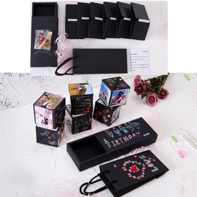 China Recyclable Valentine's Day Explosion Box DIY Photo Album With Funny Surprise Box for sale