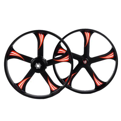 China Mountain Bikes Once Die-Casting 26 Inch Magnesium Alloy Magnesium Alloy Bike Wheels For 4.0 Inch Tires for sale