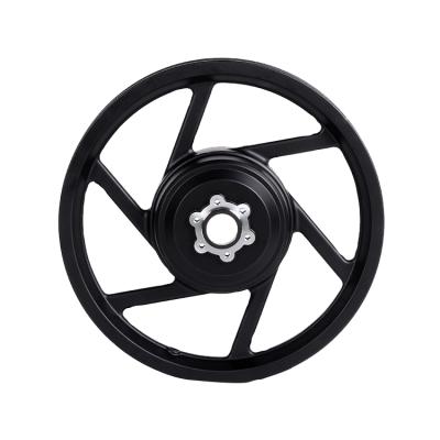 China Mountain Bikes Once Die-Casting 14 Inch Magnesium Alloy Road Electric Bike Rear Wheels For 1.75-2.5 Inch Tires for sale