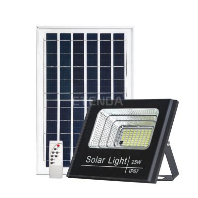 China high work efficiency > 21% ETENDA Solar Floodlight 100W 200W 300W Solar Outdoor Lights For Park for sale