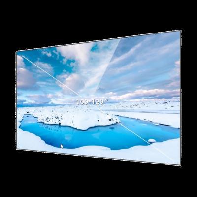 China Newest Wall Mounted Laser TV Screen Optical Fresnel TD-UST-S2-80 Oversized Rollable For Ultra Short Throw Projector Screen for sale