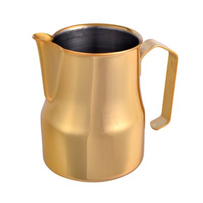 China Viable Wholesale Customized Stainless Steel Coffee Pitcher Coffee Milk Frothing Tea Jug for sale