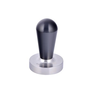 China Luxury Morden Espresso Stainless Steel Coffee Tamper Black Handle Coffee Tampers with Handles 51mm for sale