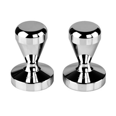 China Luxury Morden 58.5MM Stainless Steel Handle Tamper Coffee Powder Press Tamper for sale