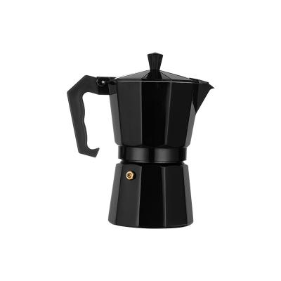 China Viable Italian Style Six Cup Espresso Coffee Maker Portable Black Tea Coffee Makers for sale