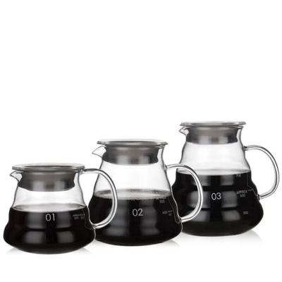 China V60 Viable Hot Glass Tea Pot Thermos Selling Infusion Coffee Maker Cold Drip Kettle Pot For Coffee for sale