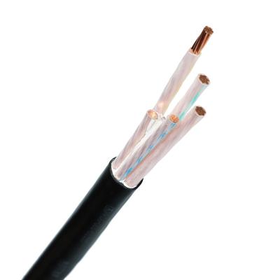 China Construction High Quality Copper Core Conductor Electric RVV 2x0.75MM 4x2.5MM 3x0.75MM 4x1.5MM 3x4MM 3X2.5MM Power Cable for sale