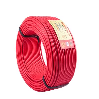 China Construction Ready to ship factory Flexible Electrical Cable RV  2.5mm 4mm 6mm 10mm 16mm Single Core Copper Wire PVC Flexible Cable Wire for sale