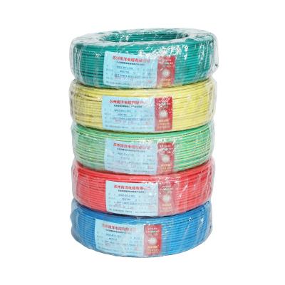 China Construction Hot 2.5mm 4mm 6mm 10mm 16mm WDZ-BYJ Copper Wire polyolefin Electrical Flexible Wire and Cable Household Building Wire for sale