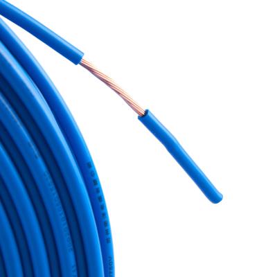 China Construction Hot Sale Copper Core BV/BVR 1.5 Mm 2.5mm 4mm Household Wiring Electrical Cable PVC Insulate Cable Wire for sale