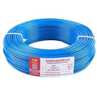 China Construction BVN Cable Nylon sheath 1.5 2.5 4 6 10 16 25 35 mm2 450/750v Thw Thwn Thhn Electrical Wires 12AWG 14AWG 10AWG Bvn/Bvnr for sale