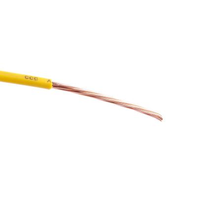 China Construction Single Core 35mm Power Cable BV PVC Electric Wire Low Voltage 450/750v Copper Solid Wire 35mm2 Green Yellow Grounding Wire for sale