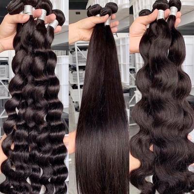 China Silky Straight Wave 12A Grade High Quality Double Drawn Raw Virgin Cuticle Aligned Hair Bundles, Hair Extension Vendors for sale