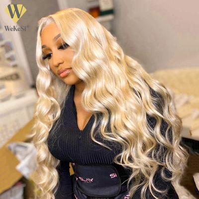 China Soft Smooth Thick Lace Front Wig, 613 HD Lace Frontal Wig, Blonde 613 Full Lace Wig End 613 Hair for sale