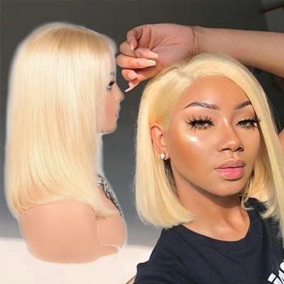 China Lace Front Wig BOB Wigs Blonde 13x6 HD 613 Wholesale Raw Deep Wave Ombre 1B 613 Lace Front Wig Closure 12A Full Wave Wigs for sale