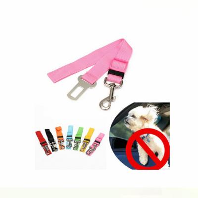 China Fashionable Adjustable Fashion Design Charming Pet Cat Dog Car Seat Belt Viable for sale