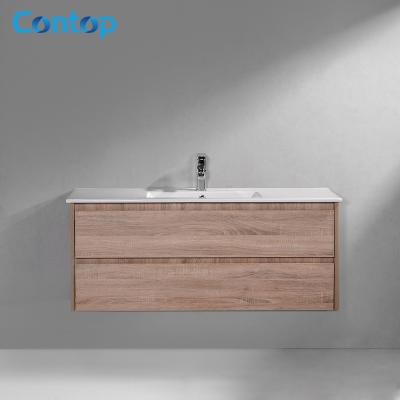 China Furnish Comfortable Storage Australian Style High End Wall Hung Luxury Wooden Single Sink Europe Bathroom Vanity for sale