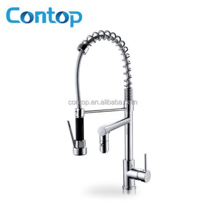 China Hot Spring Body Brass Mixer Taps Sale Kitchen Faucets Pull Down Kitchen Faucet for sale