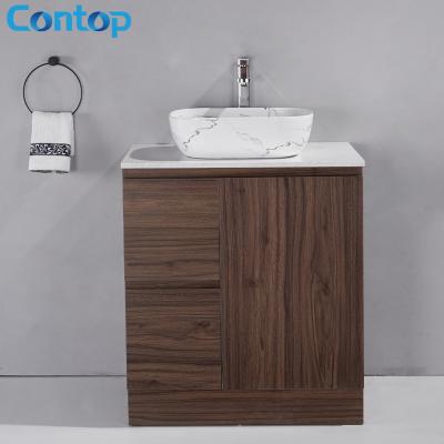 China Supply Comfortable Hot Selling Australian Simple Style Sink Design Manufacturer Modern Storage Bathroom Vanity Set for sale