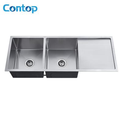 China Without Faucet Stainless Steel Kitchen Sink Suppliers Wholesale Double Sink Kitchen Accessories for sale