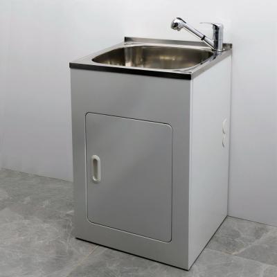 China Standard Cloth Australia Laundry Wash Tub With Stainless Steel Sink for sale