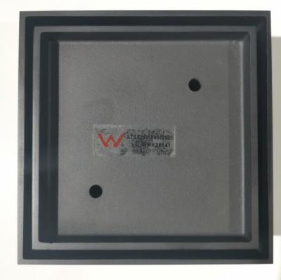 China Durable Watermark Approval Matte Black Brass Smart Floor Drain for sale