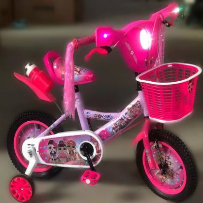 China Hot Selling Princess Steel Bicycle, with light music, children's bicycle. for sale